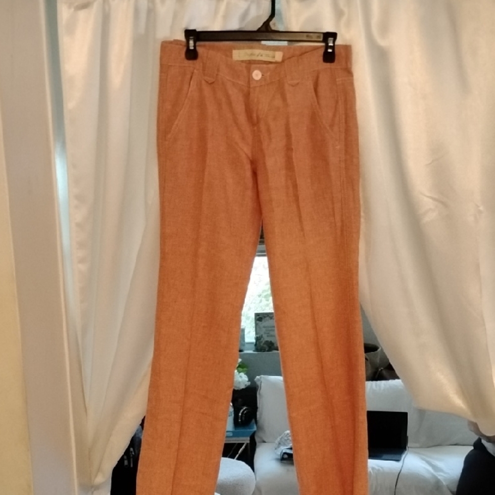 Elegant Wide Leg Pants in Warm Tan